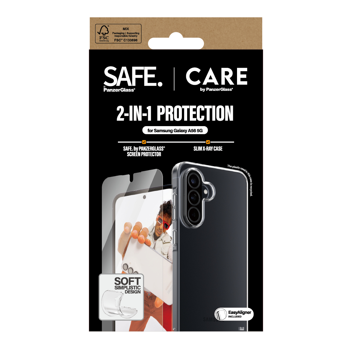 CARE BY PANZERGLASS FASHION 2-IN-1 BUNDLE SAMSUNG NEW A55 5G