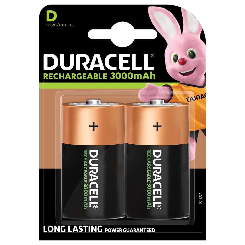 Duracell Akku Rechargeable Mono - D 3000mAh 2St.