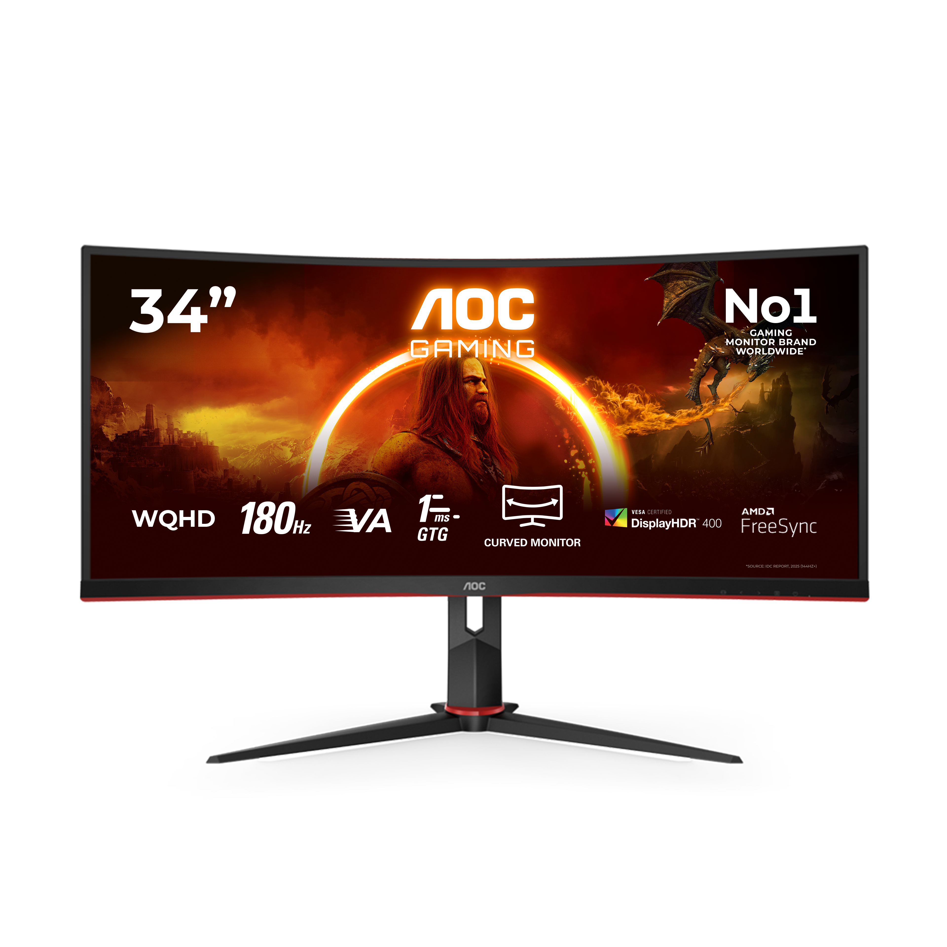 CU34G2XP/BK, Gaming-Monitor