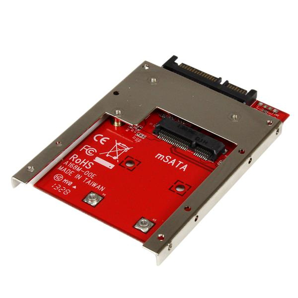 STARTECH.COM mSATA SSD auf 2,5 Zoll SATA Adapter / Konverter - mSATA auf 22-Pin SATA 6,4cm HDD Adapter
