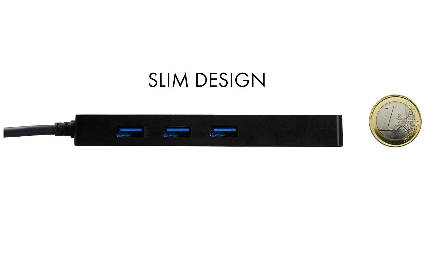 I-TEC USB 3.0 SLIM HUB + GLAN 3X USB 3.0 10/100/1000MBPS