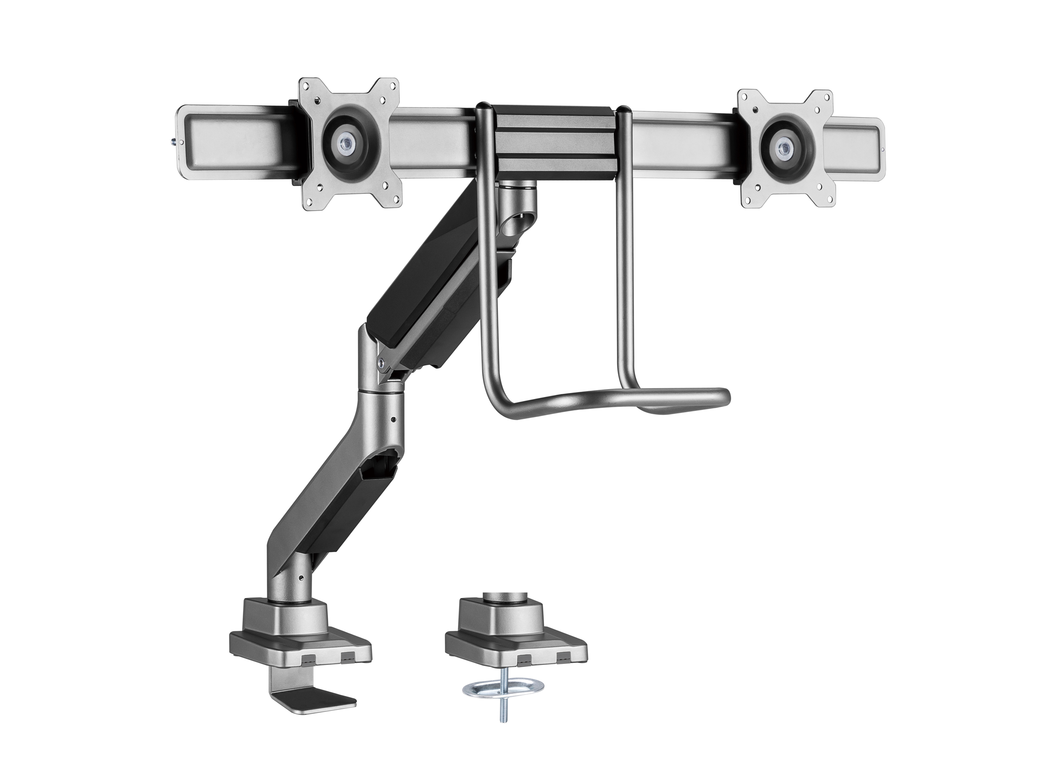 Equip Tischhalterung 17-32/2TFT 360° Gasfeder 9Kg silber lite Retail
