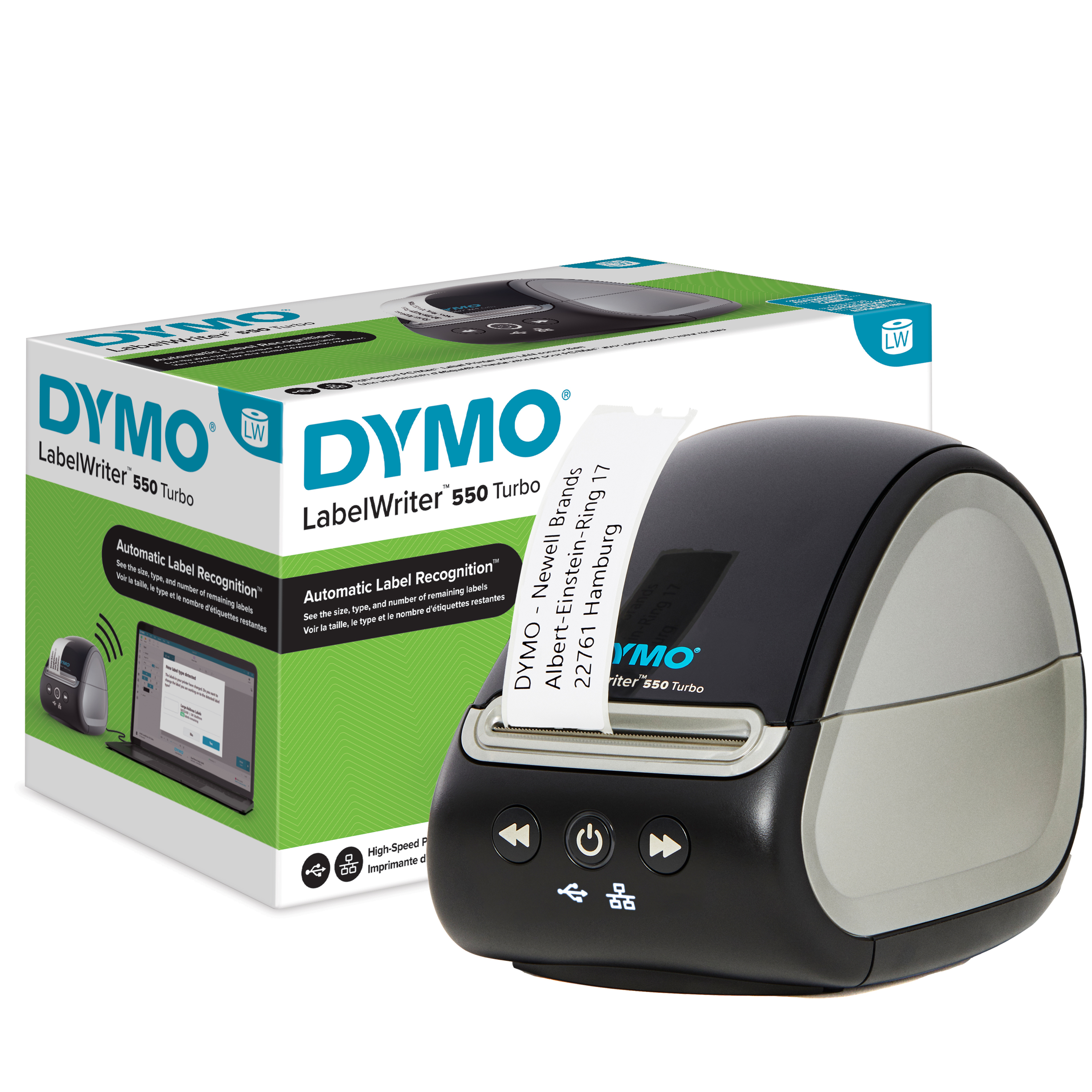 DYMO LabelWriter 550 Turbo Netzwerkfähig 90Stk/Min