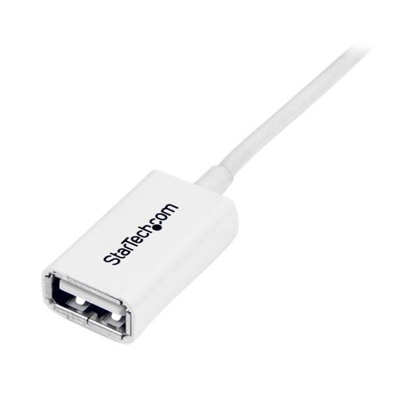 3M WHITE USB EXTENSION CABLE .
