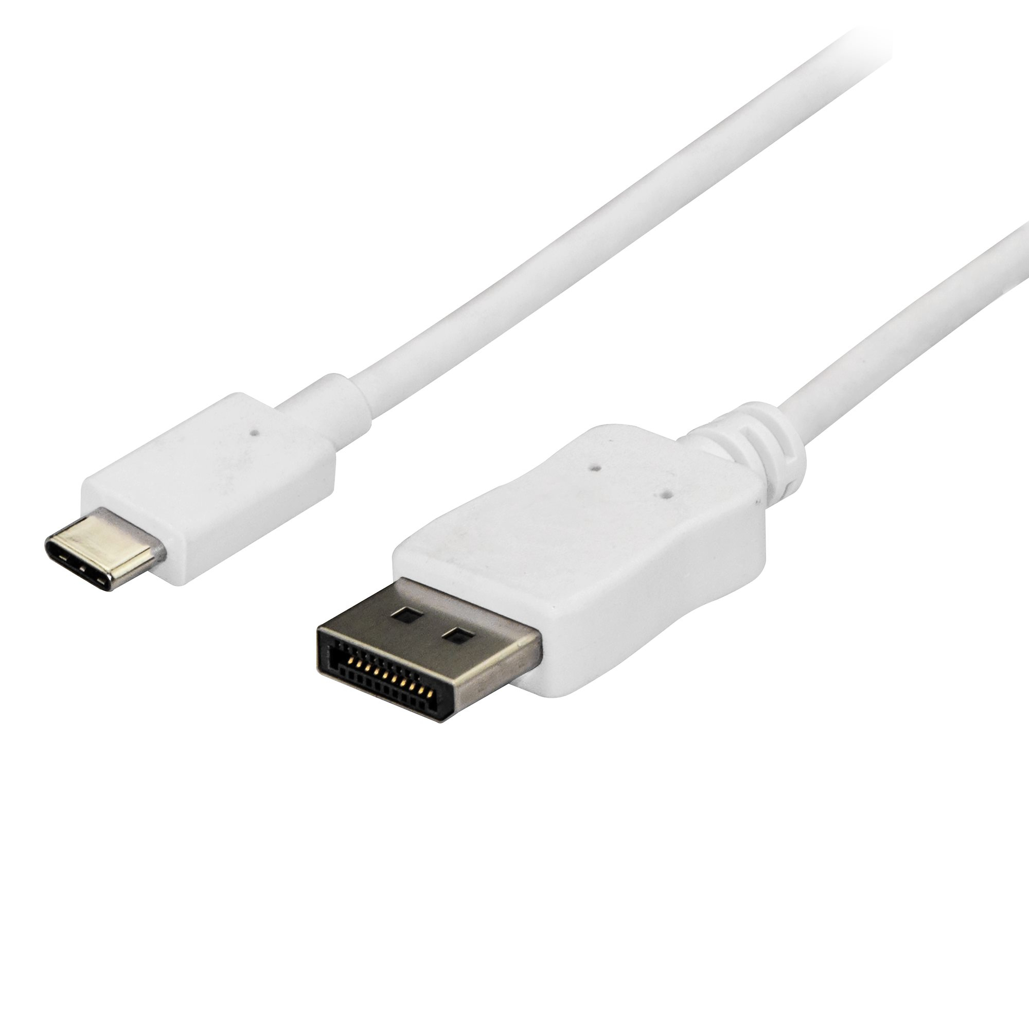 StarTech.com 1,8m USB-C auf DisplayPort Kabel 4K 60Hz Weiß
