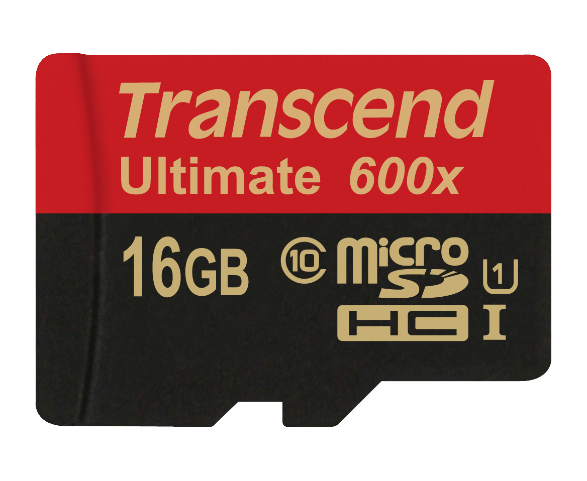 16GB MICROSD W/ ADAPTER U1 MLC 600X