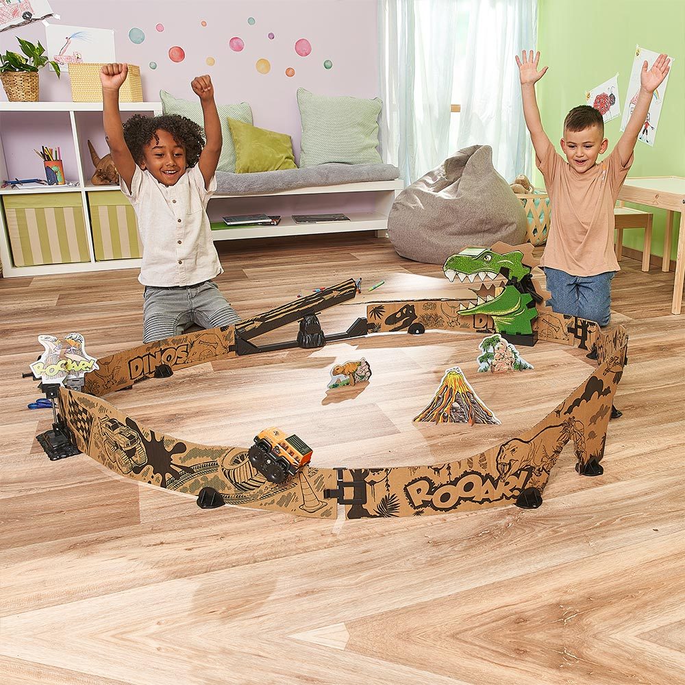 Car-Board Racers - Dino-Adventure Set, Bahn