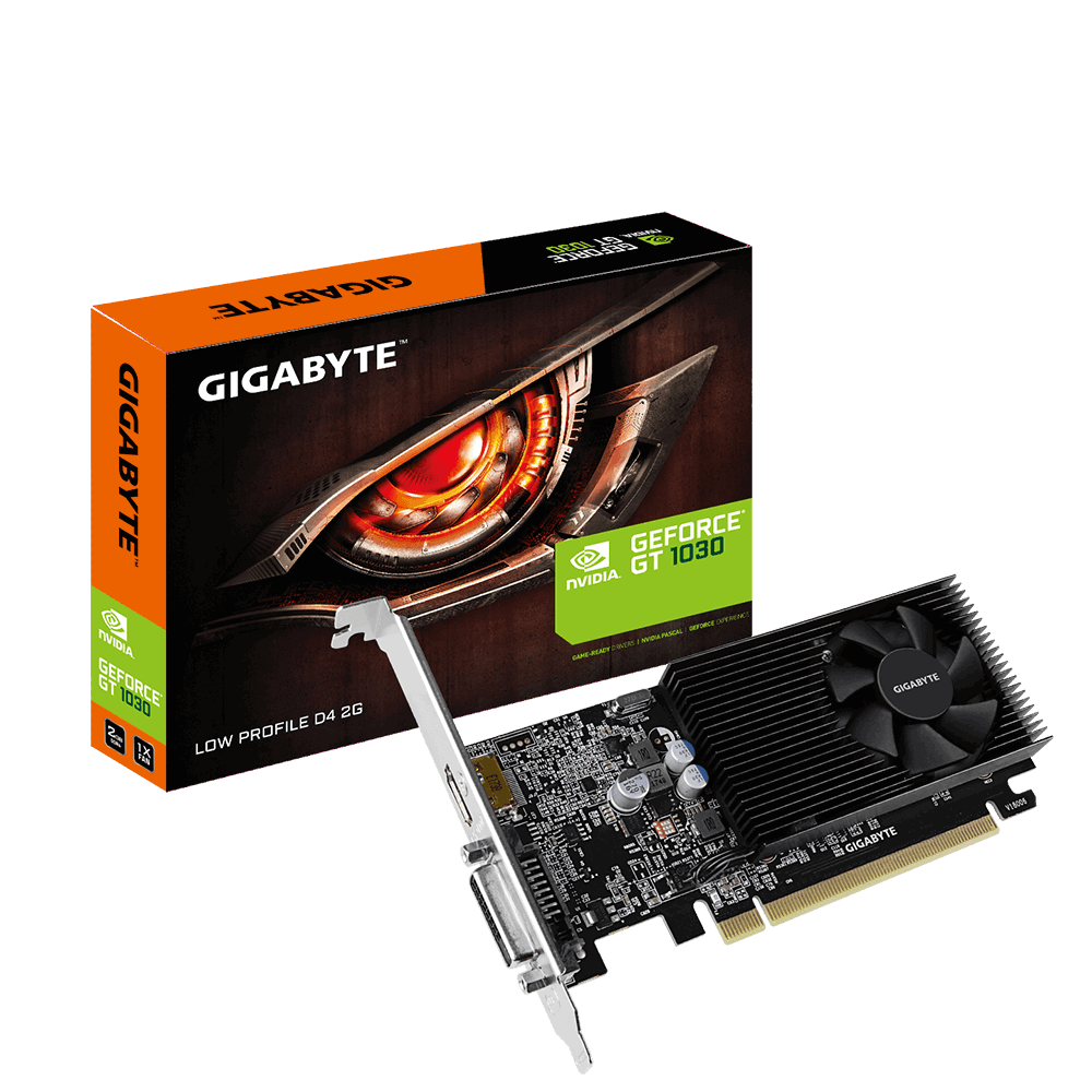 Gigabyte GT1030 N1030D4-2GL 2GB GDDR4 HDMI DVI LP