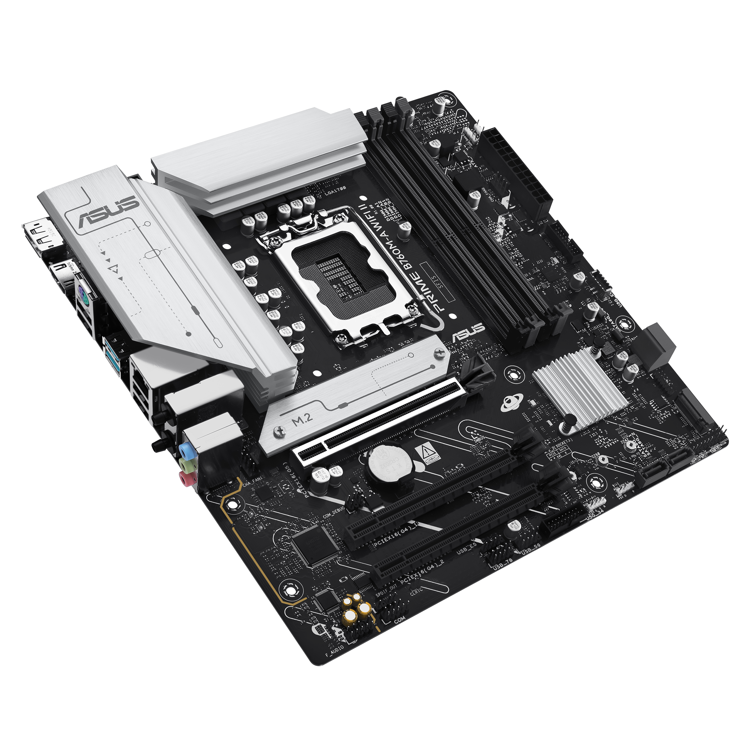 ASUS PRIME B760M-A WIFI II (INTEL,1700,DDR5,mATX)