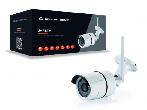 CONCEPTRONIC IPCam Wireless Cloud/Outd.IP66 1920x1080 weiß