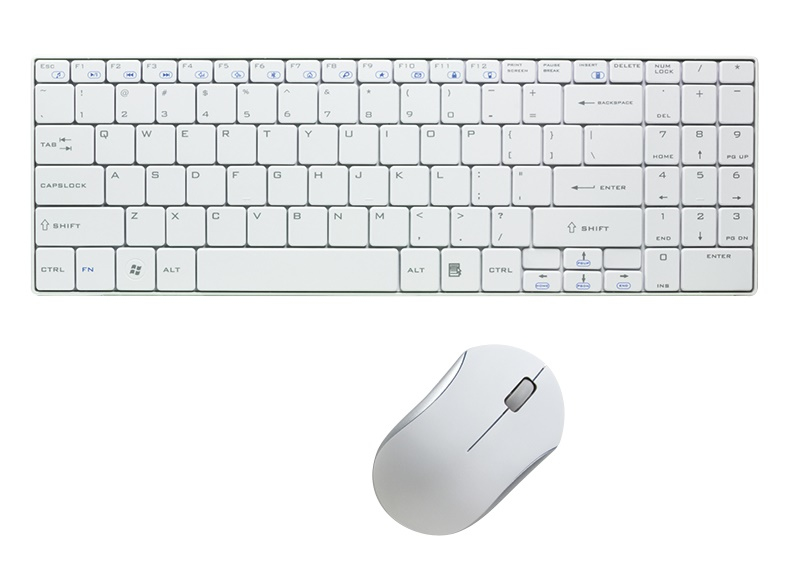 Logilink Tastatur Funk Slim 2.4 GHz mit Maus 1200dpi