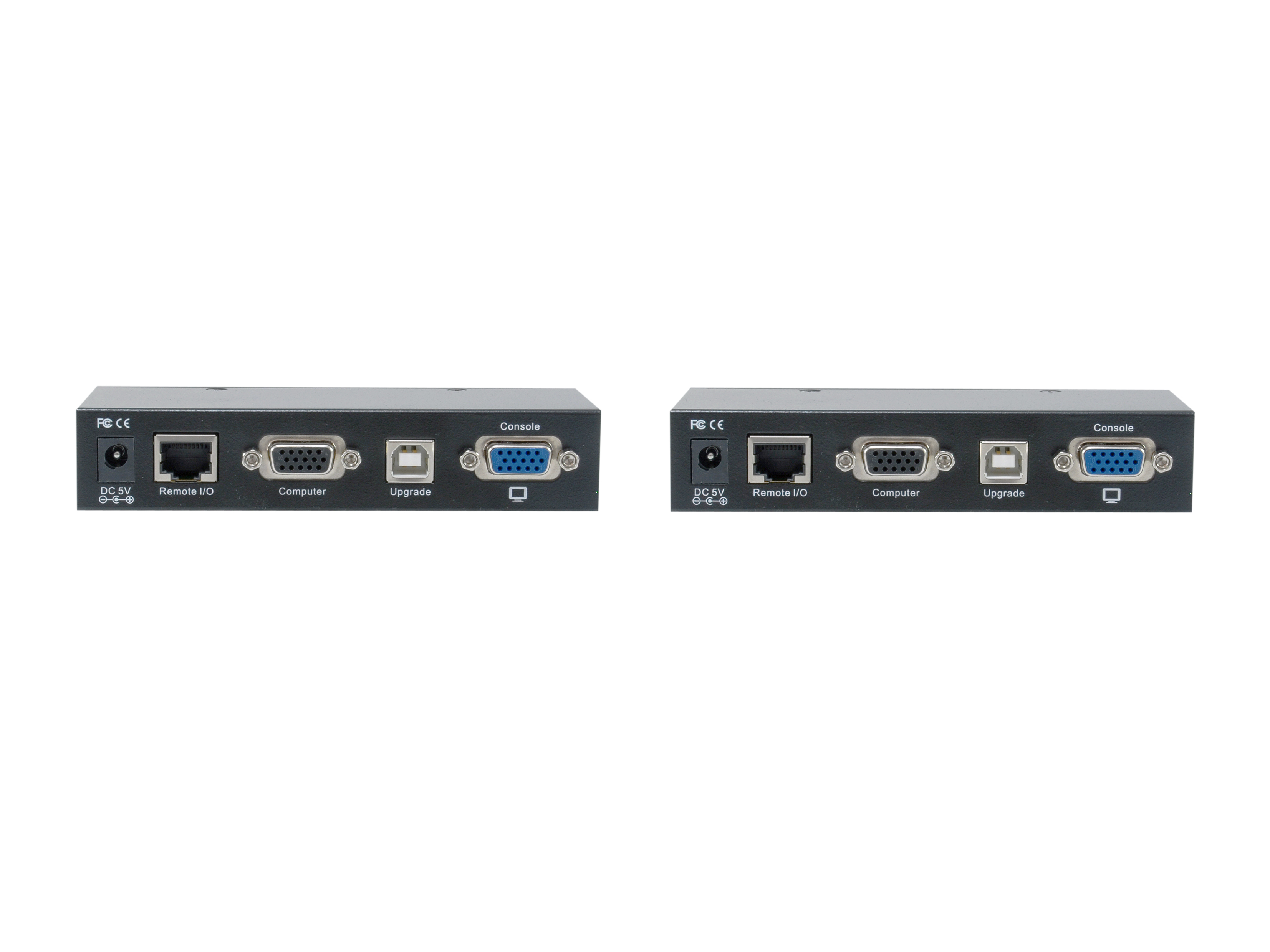 LevelOne KVM Extender Cat5 2xUSB-A,2xVGA schwarz