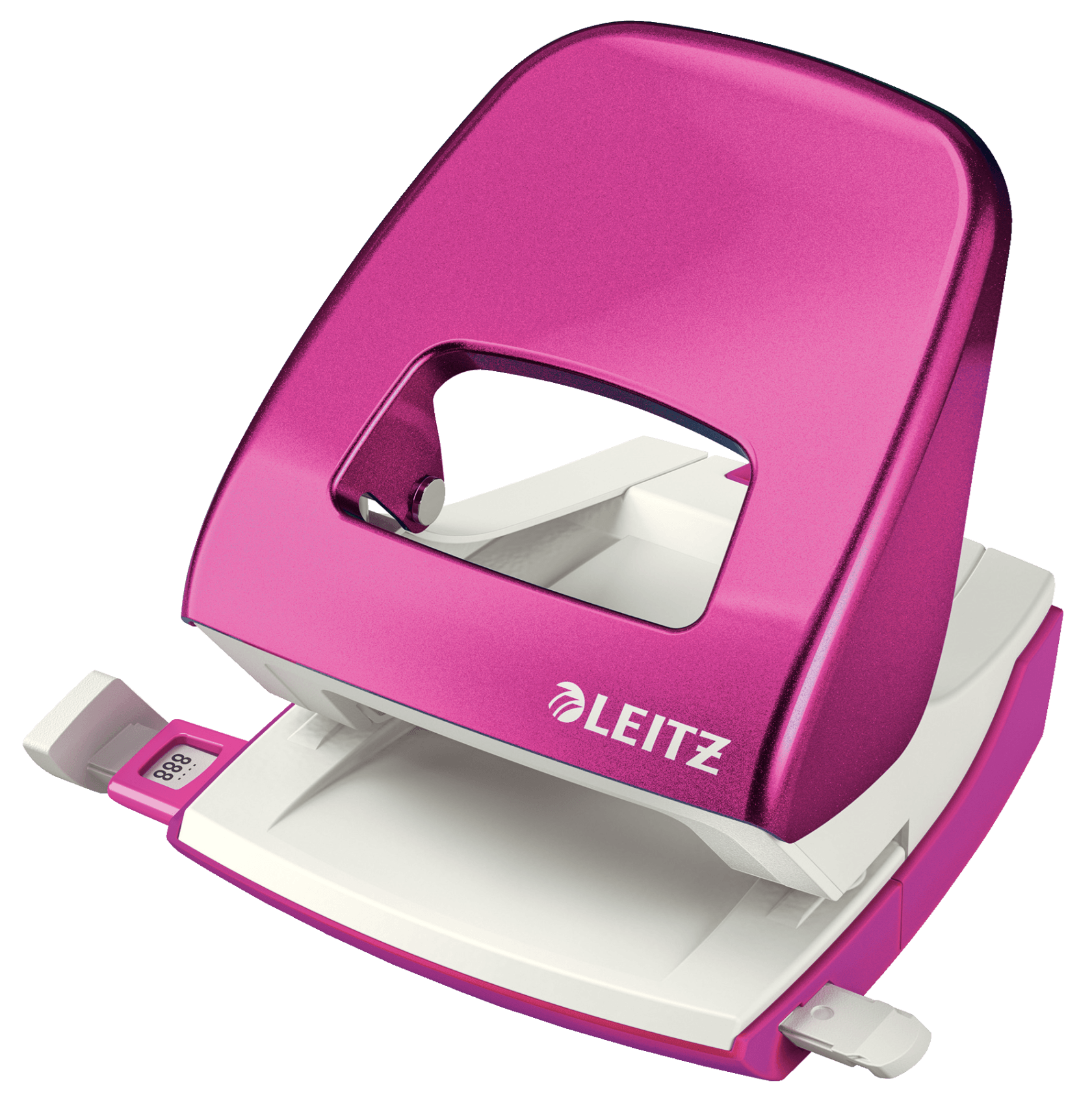 LEITZ Locher NeXXt 5008 WOW pink-metallic, 1 St.