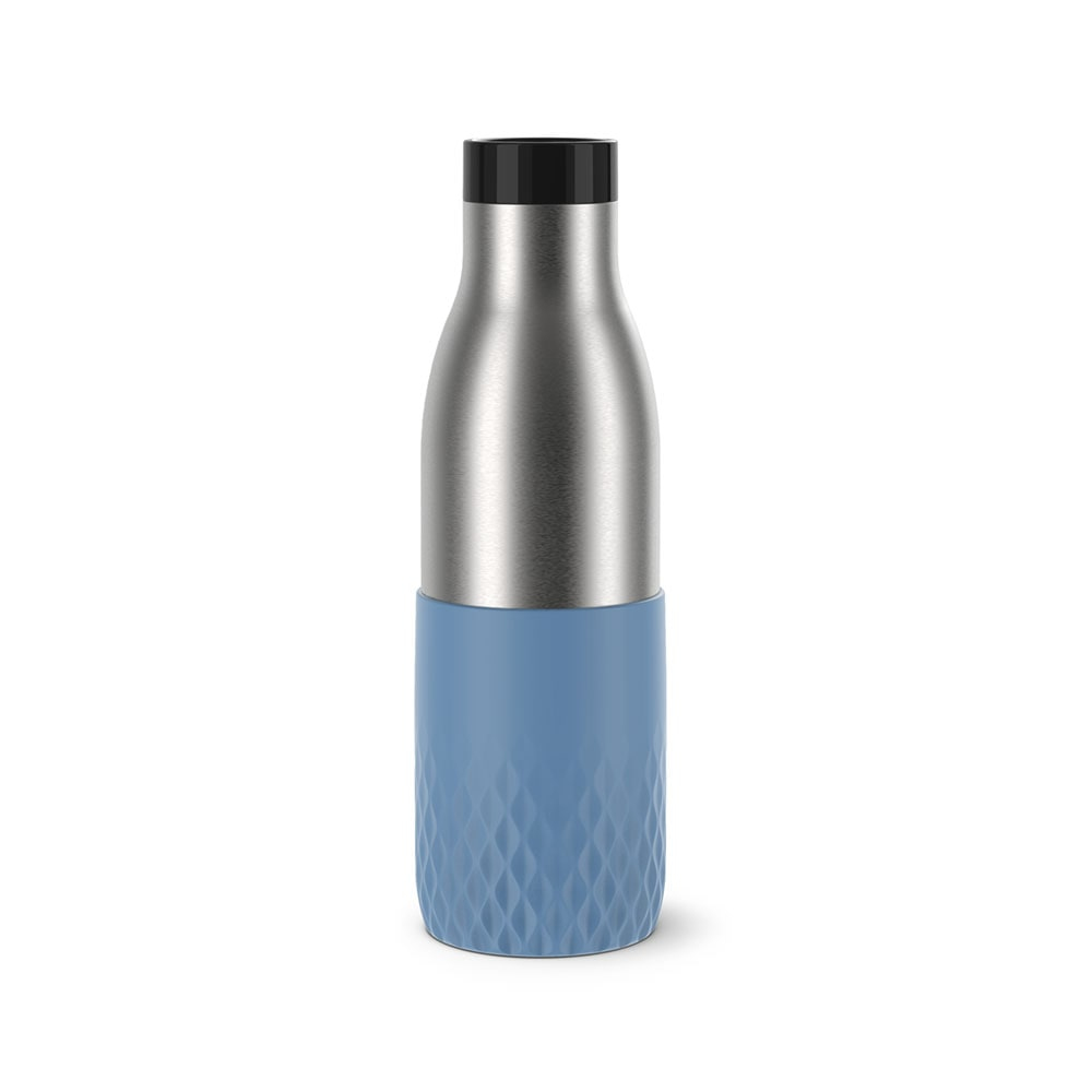 emsa Isolier-Trinkflasche Bludrop Sleeve blau 500,0 ml, 1 St.