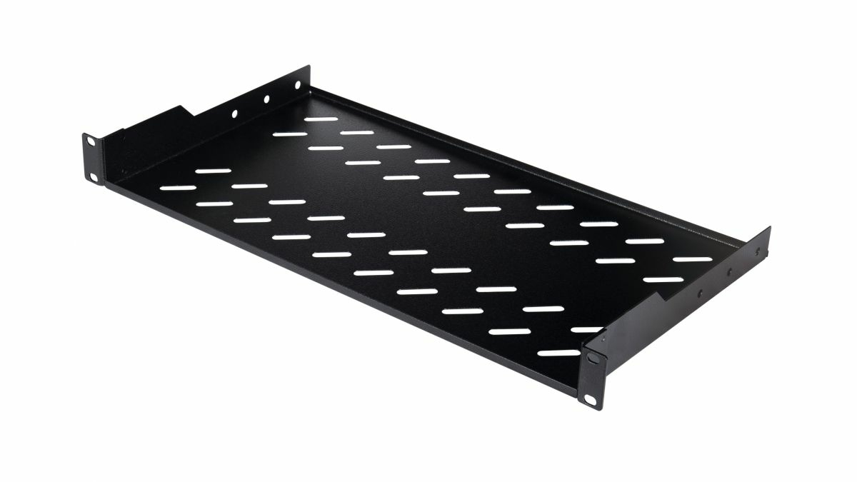 Equip 19 Fachboden fest für Serverschränke 25cm 1U schwarz