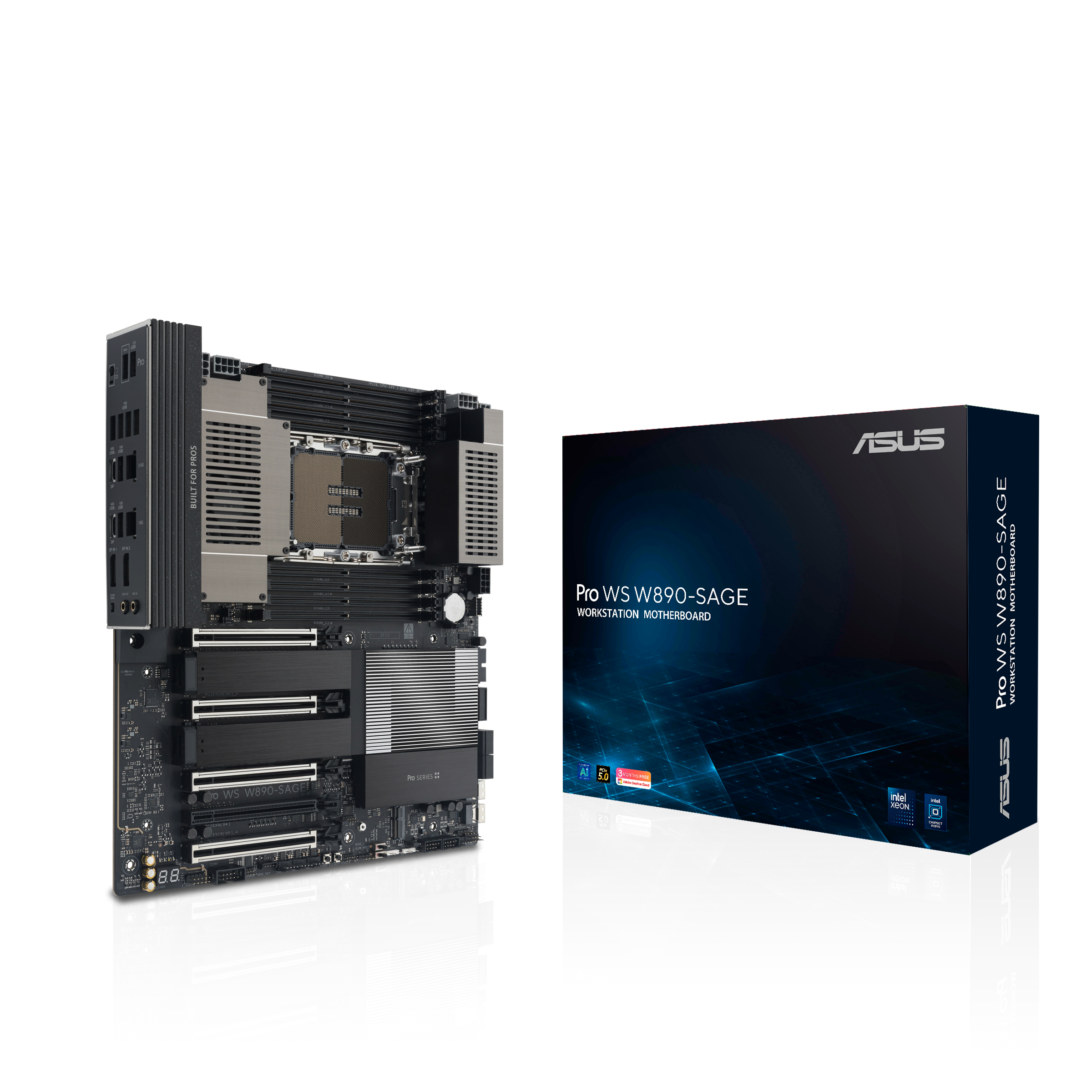 ASUS PRO WS W890E-SAGE (INTEL,4710,DDR5,EBB)