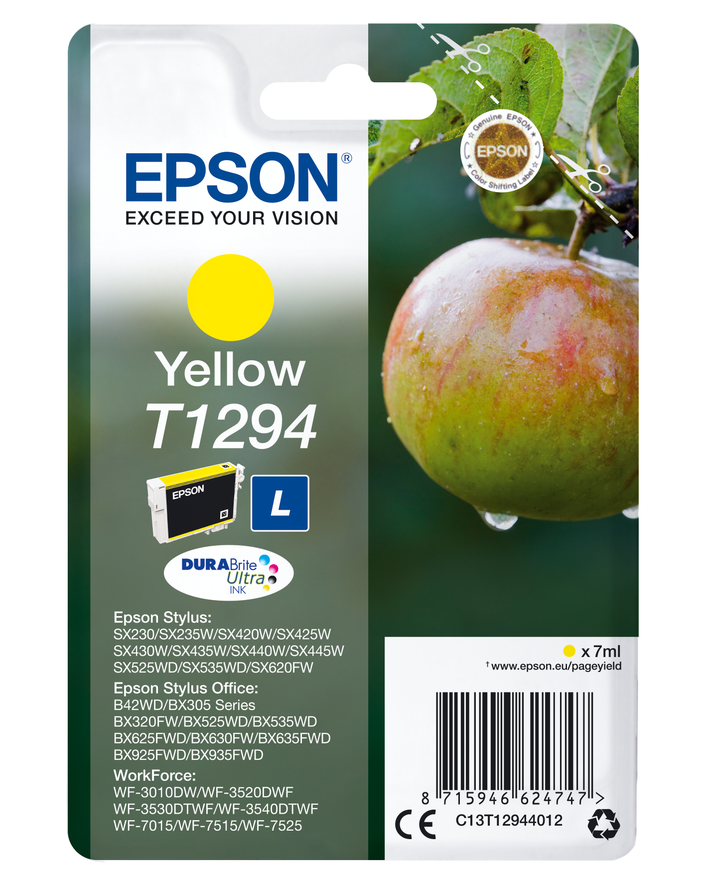 EPSON T1294L (Apfel) gelb Druckerpatrone