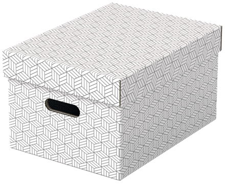 Esselte Home Aufbewahrungsboxen 17,5 l weiß 26,5 x 36,5 x 20,5 cm, 3 St.