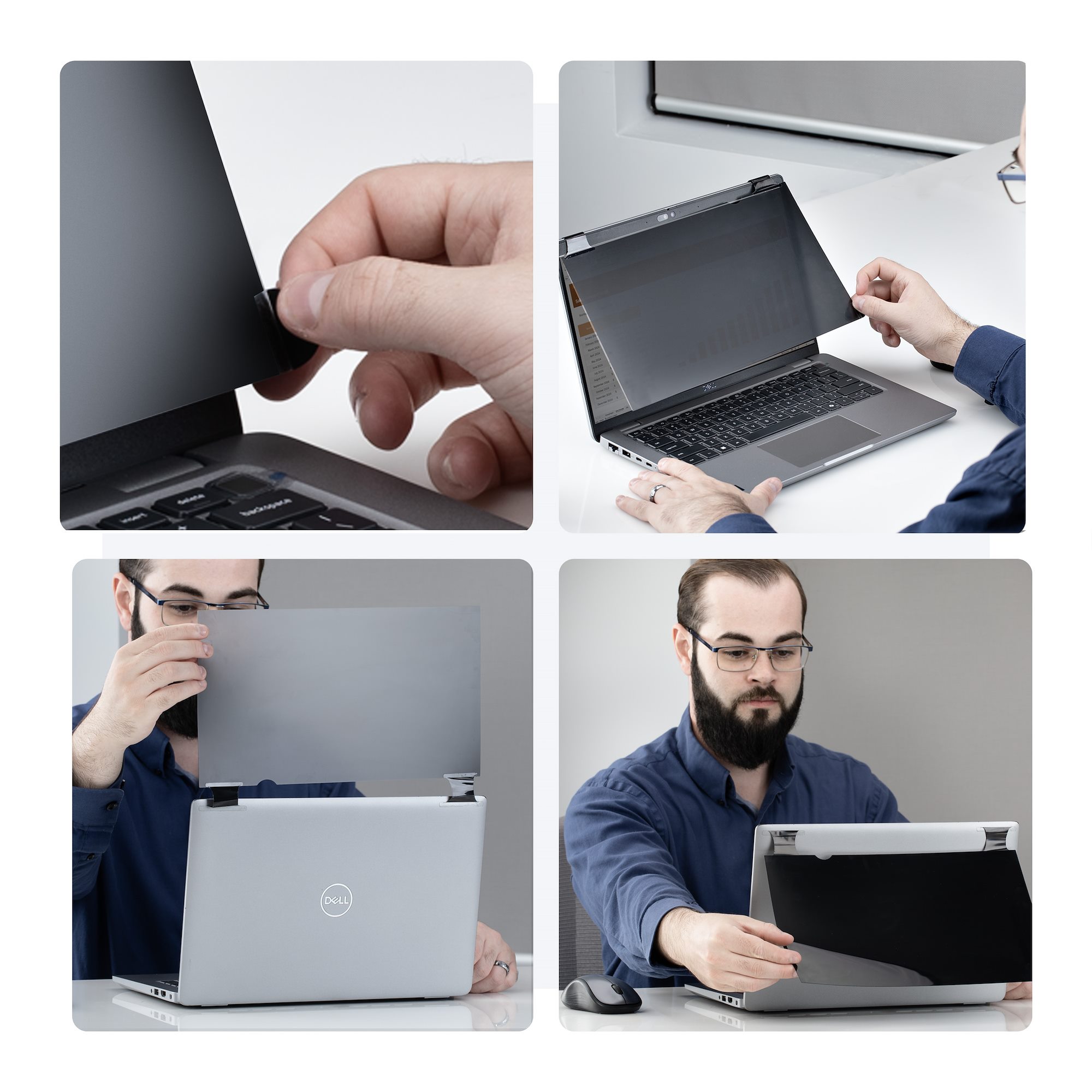 StarTech.com 13,3 Zoll Laptop Blickschutzfilter Touch-kompatibel umklappbar Anti-Glare