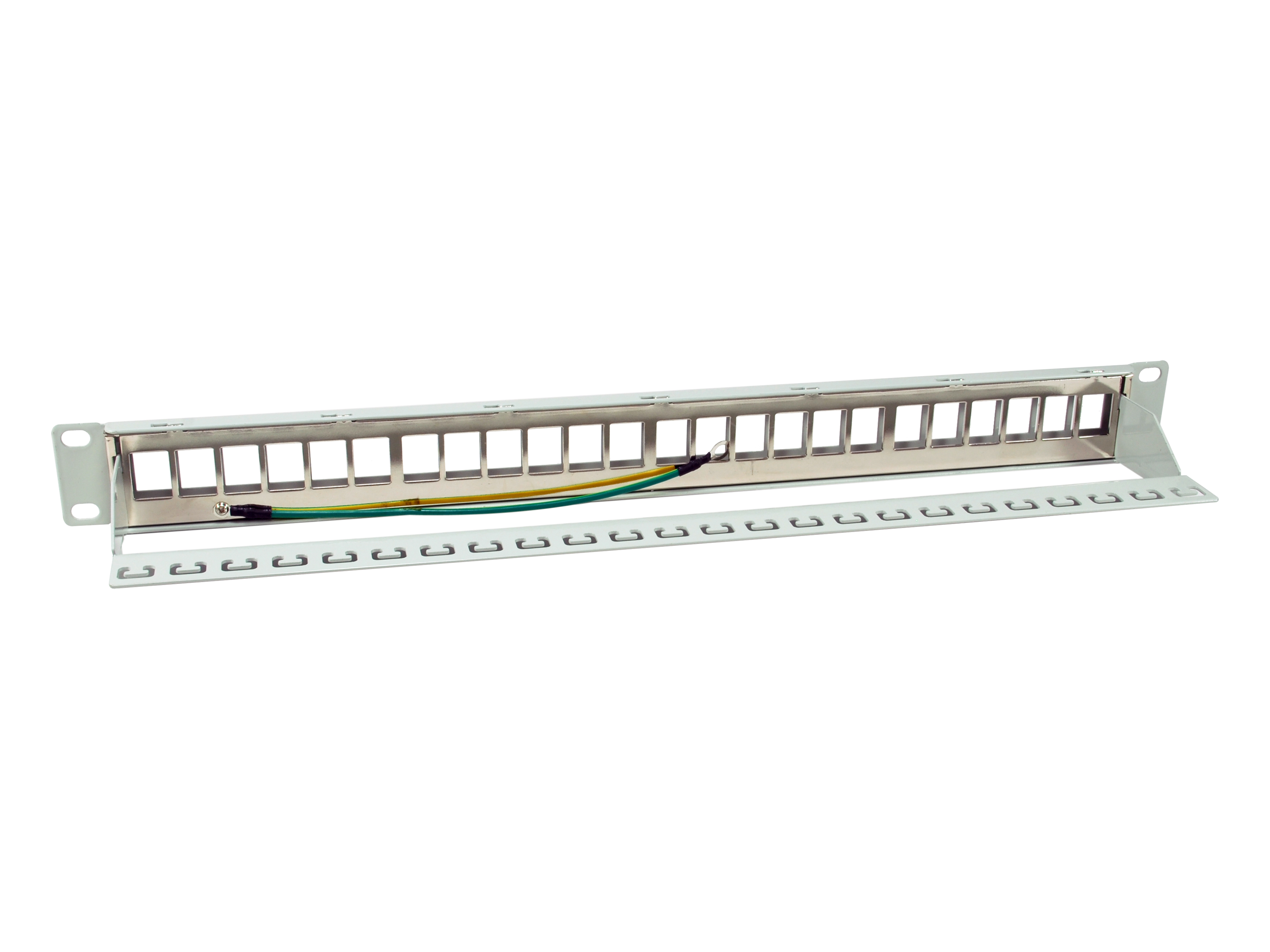 Equip 19 Patchpanel 24xKeystones FTP 1U RAL7035
