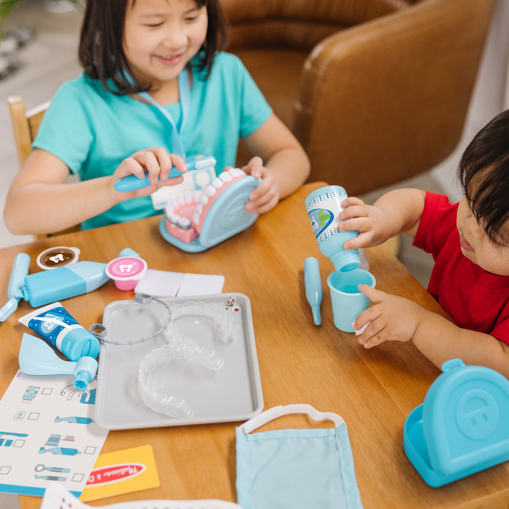 Melissa & Doug - Super Smile Zahnarzt Set, Rollenspiel