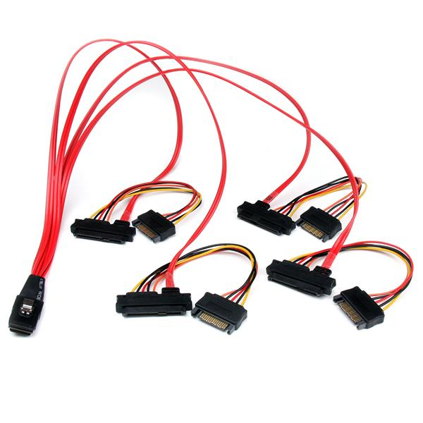 50CM SFF8087 TO 4X SFF8482 .