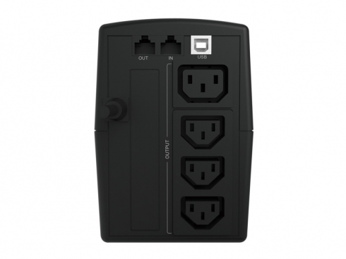 CONCEPTRONIC USV 650VA/360W/4xIEC/HID USB/RJ45in/Out/AVR sw