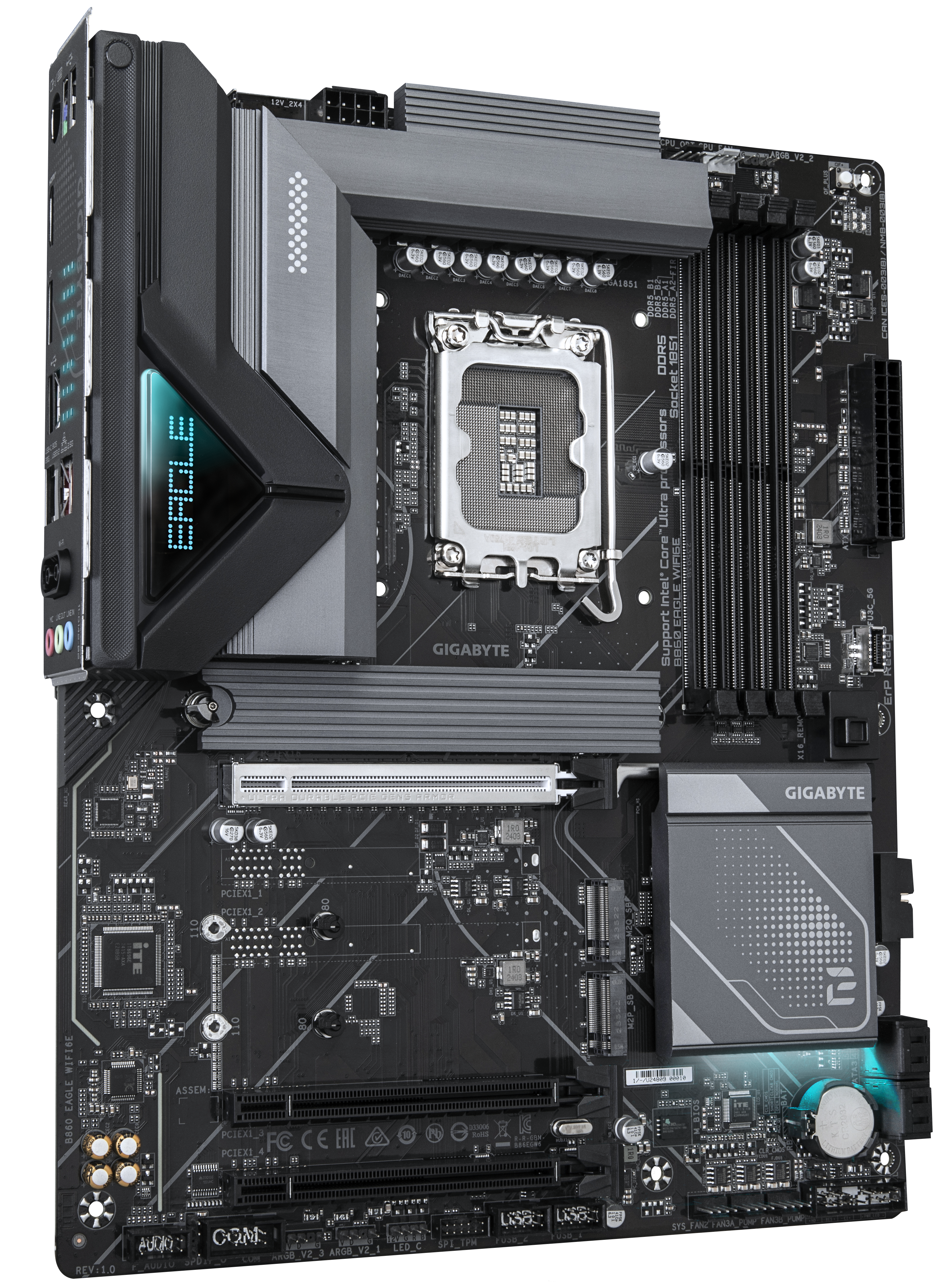 GIGABYTE B860 EAGLE WIFI6E LGA1851 4xDDR5 ATX HDMI DP USB WIFI MB
