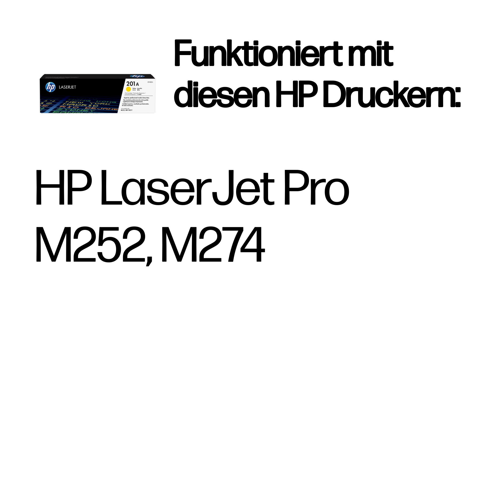 HP 201A (CF402A) gelb Tonerkartusche