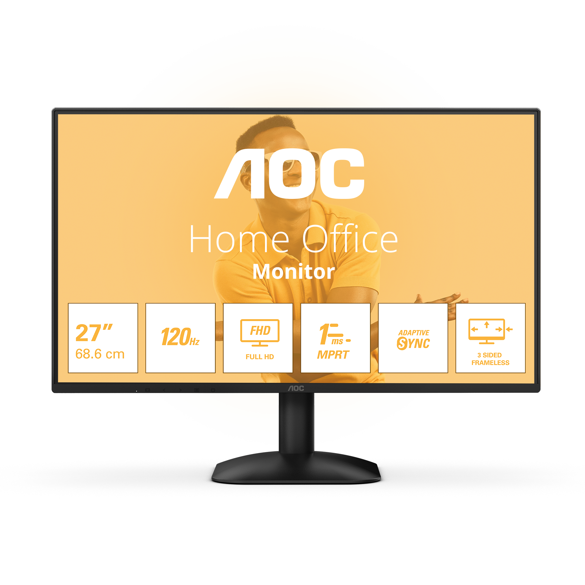 AOC 68,6cm (27) 27B31H 16:09 VGA+HDMI IPS black