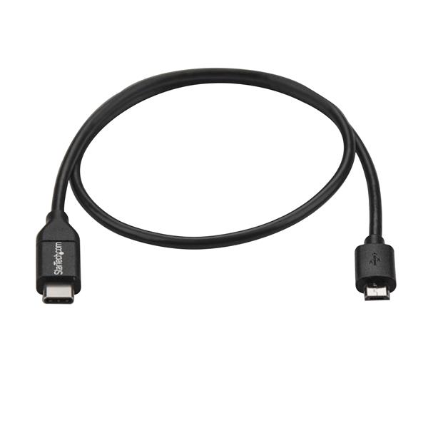 USB-C CABLE TO MICRO-B 0.5M MALE/MALE
