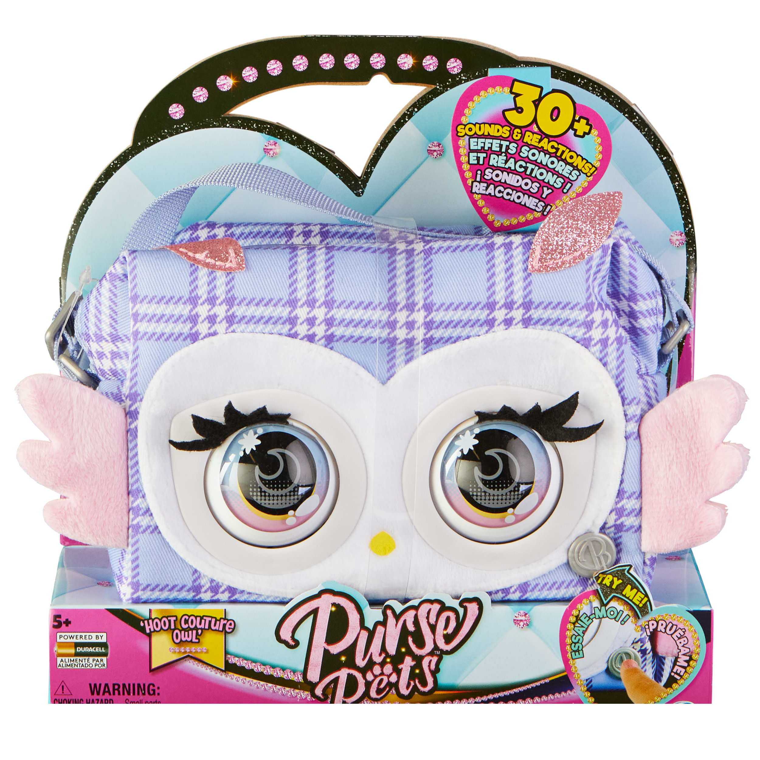 Purse Pets - Print Perfect Eule, Tasche