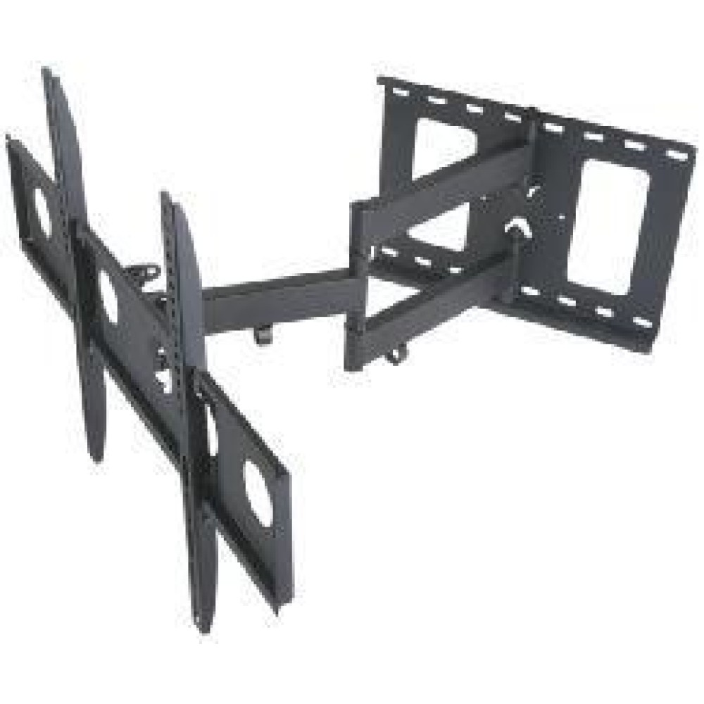 TECHLY Wandhalterung fuer LCD TV LED schwarz 58,42cm-139,70cm 32-55Zoll FullMotion Slim