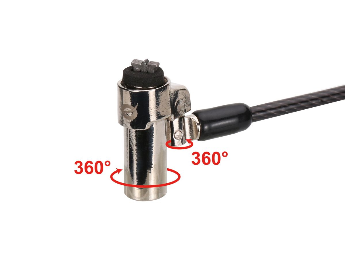 CONCEPTRONIC NBT Notebook Zahlenschloss Nano-Lock-Slot 1.80m