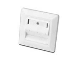 Leerdose für Keystone Module, 3x RJ-45, Anschlussdose
