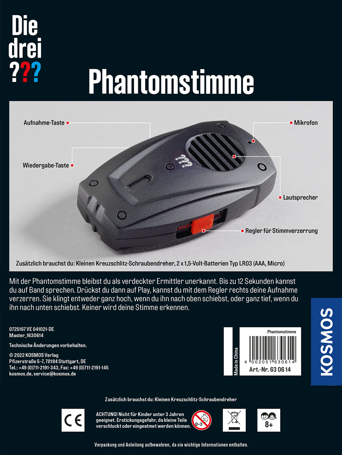 Die drei ??? Phantomstimme, Detektiv-Sets