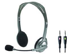 Headset Logitech H110 wired black (981-000271)