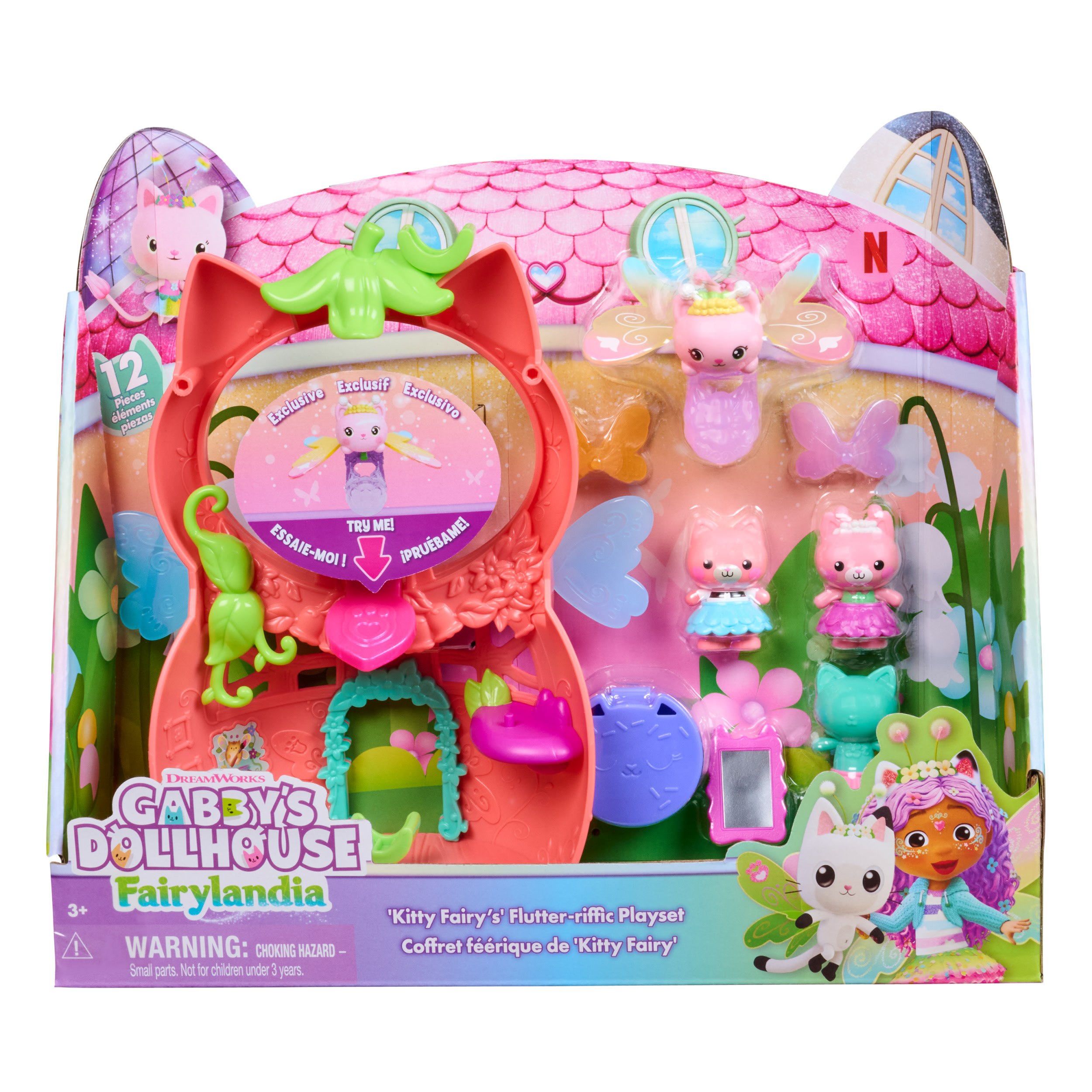 Gabby''s Dollhouse Fairylandia - Flutter Fairy Spielset, Spielgebäude
