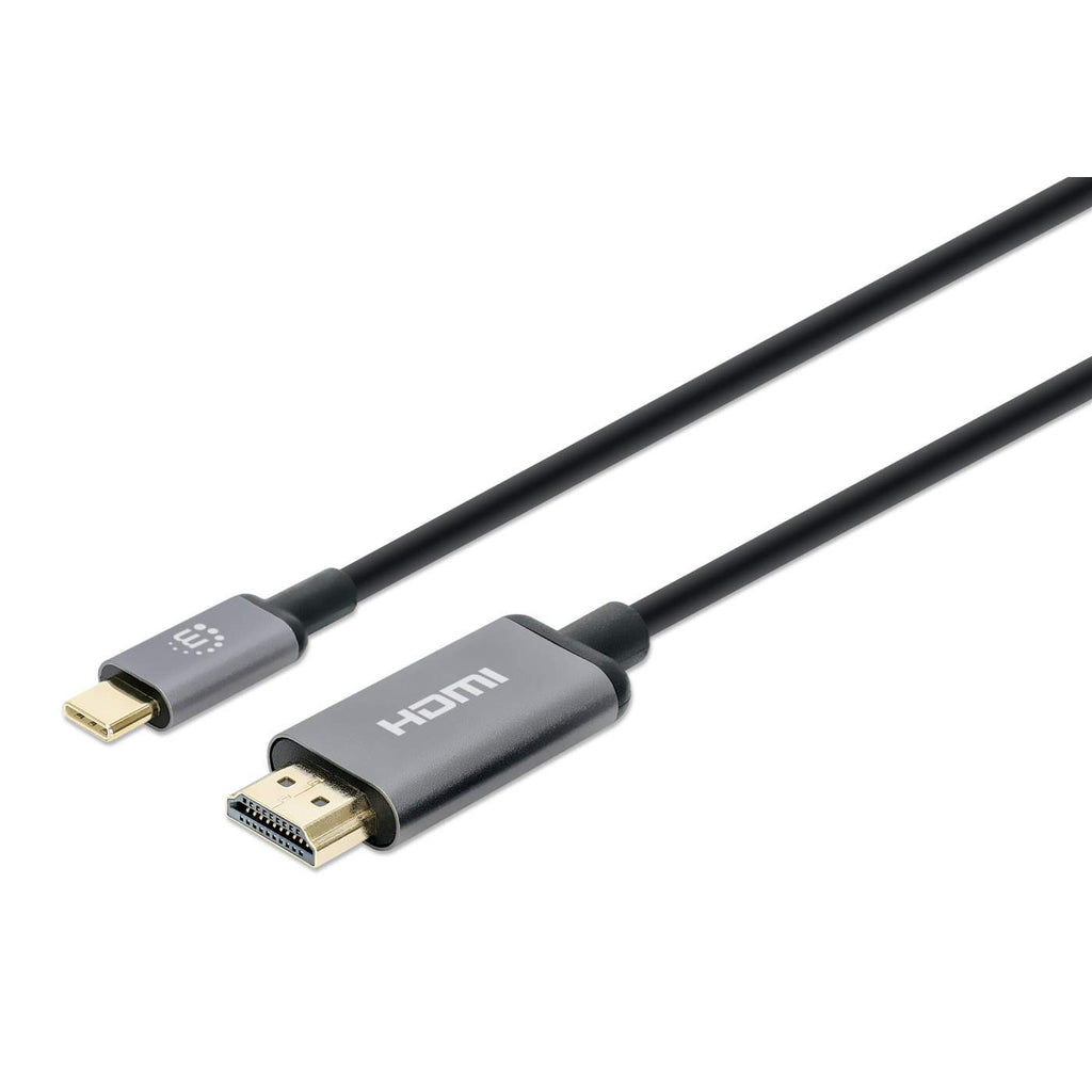MANHATTAN 4K@60Hz USB-C auf HDMI-Kabel Stecker/Stecker 2m