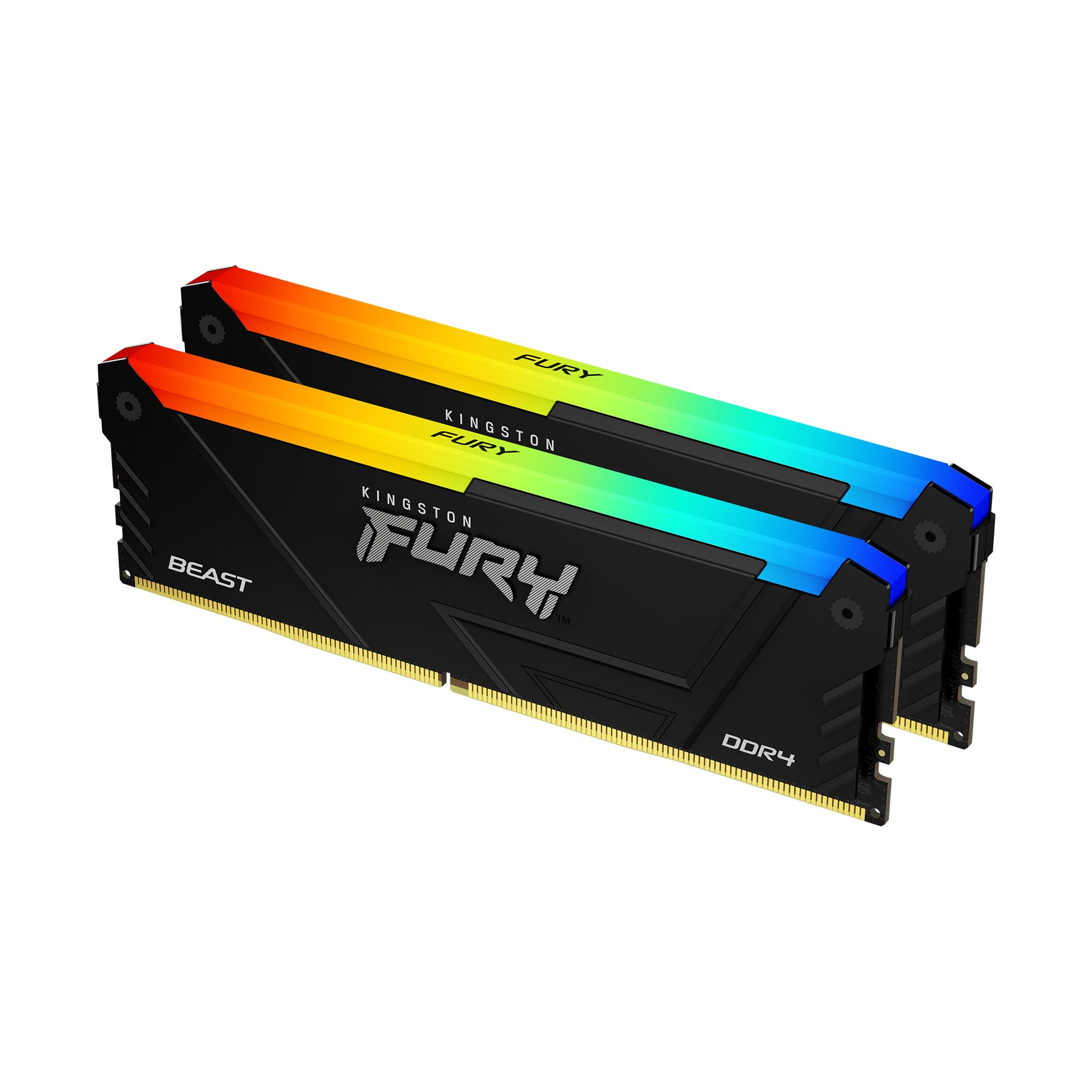 Kingston FURY Beast RGB - DDR4-16GB - 2x8GB - (KF432C16BB2AK2/16)