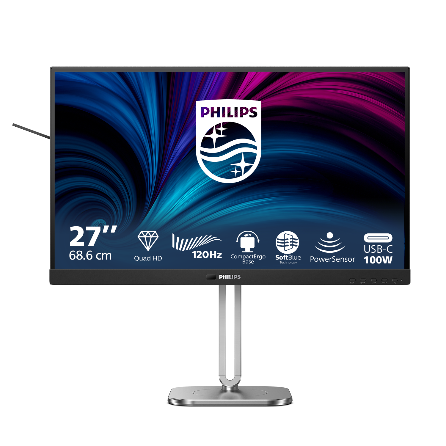 Philips 68,5cm (27,0) 27B2U4601 16:09 HDMI+DP+USB-C black