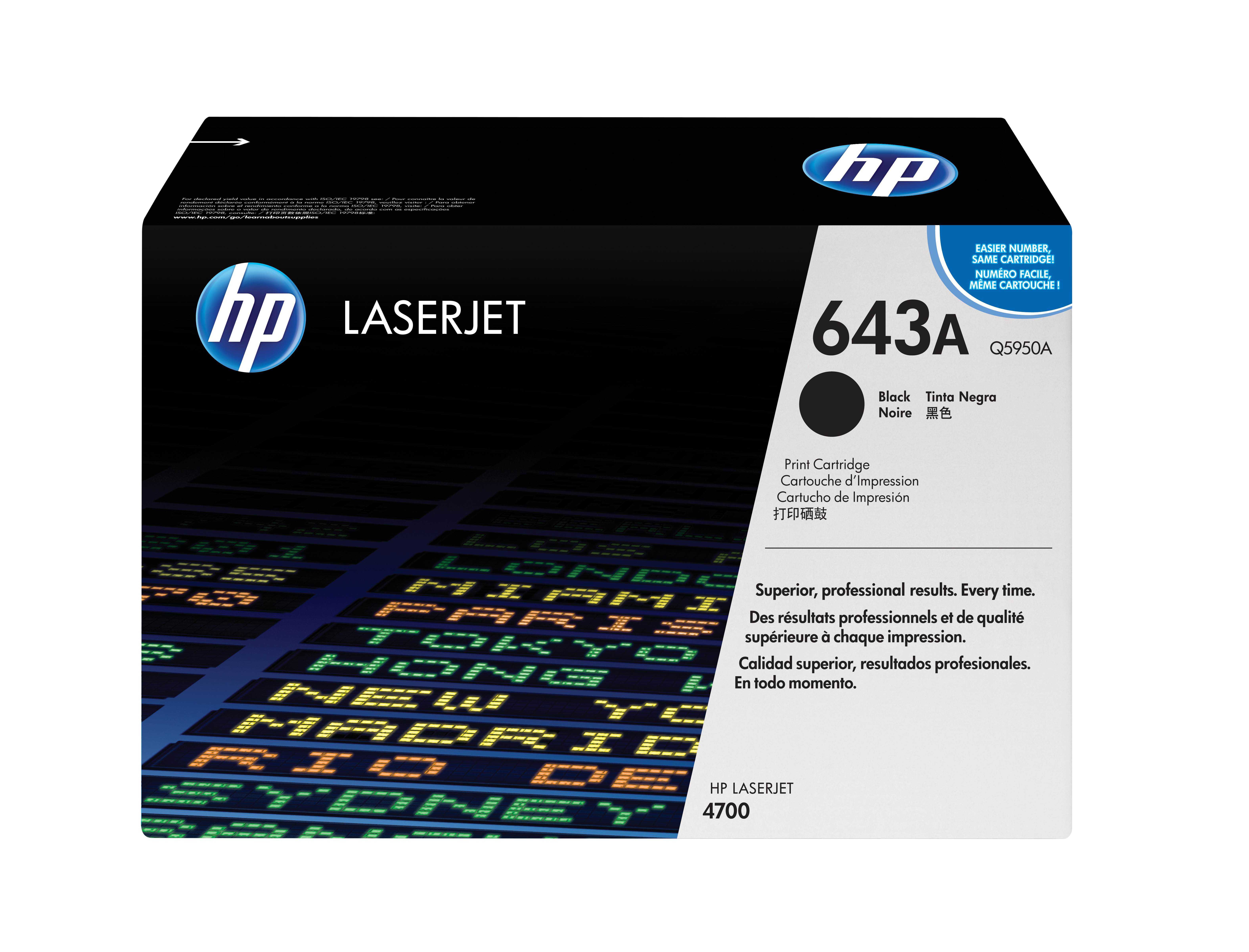 HP 643A (Q5950A) schwarz Tonerkartusche