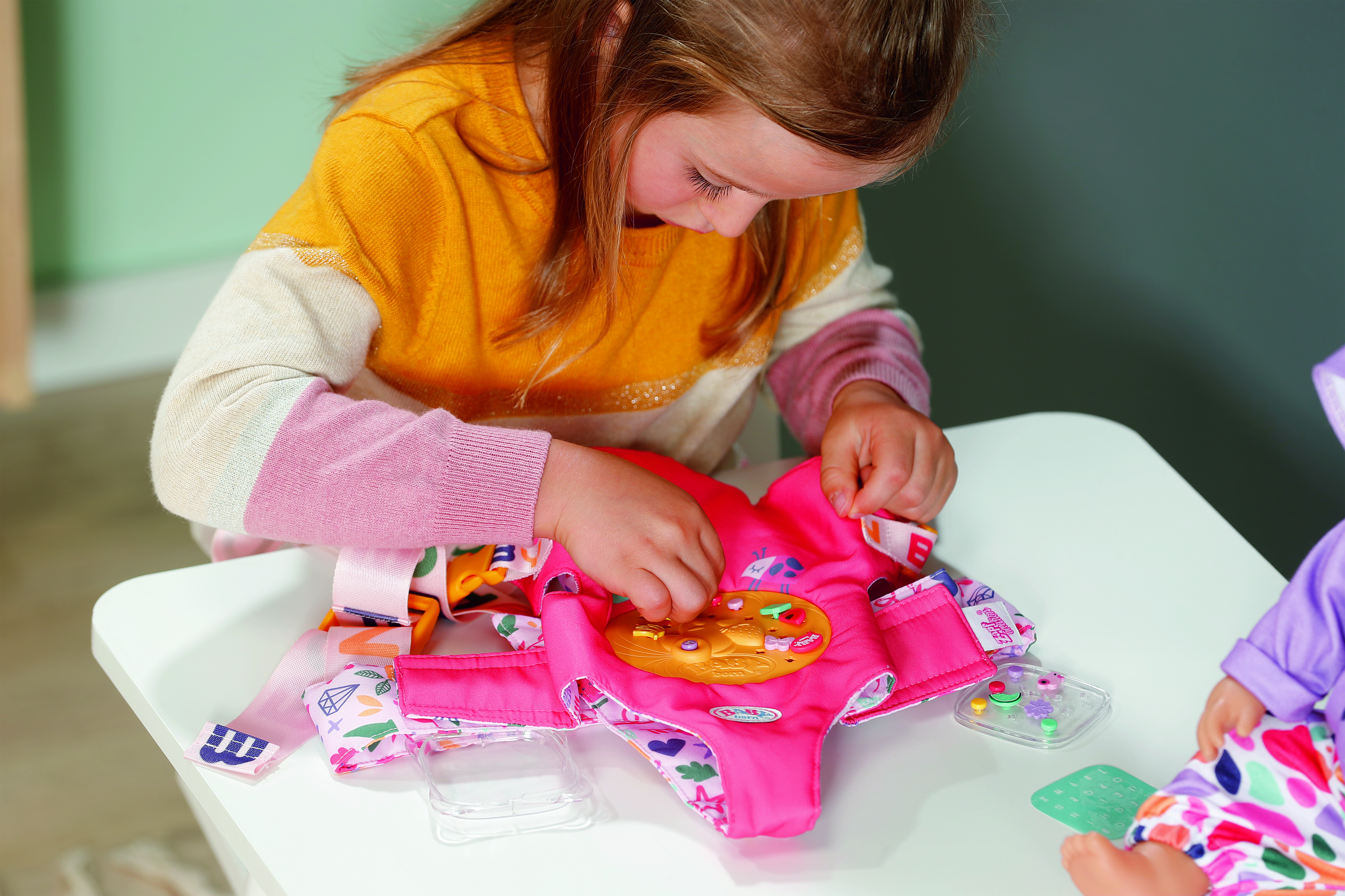 BABY born® Pinplay Babytrage, Puppenzubehör