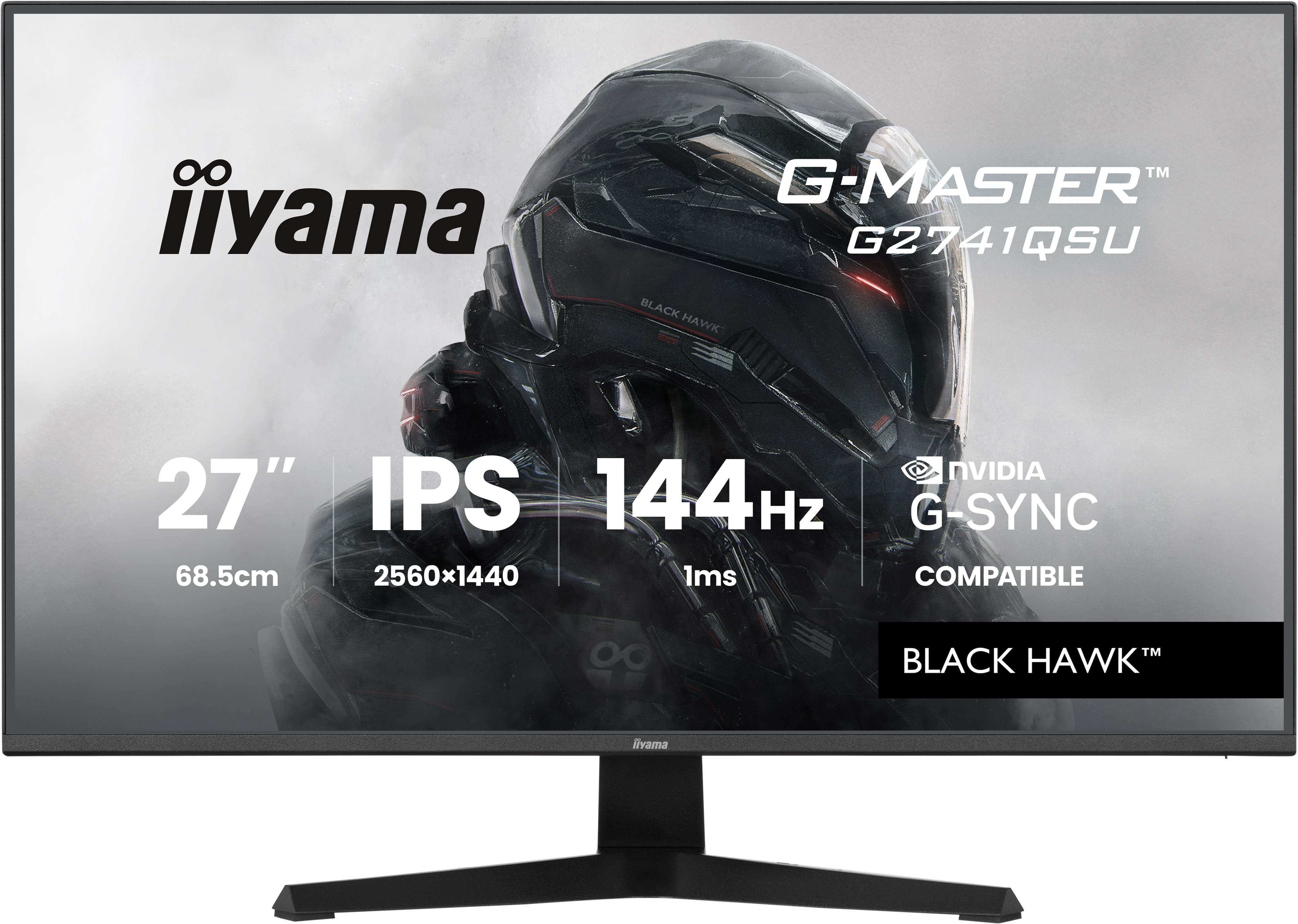 IIYAMA 68.6cm (27) G2741QSU-B1 16:9 HDMI+DP+2xUSB IPS