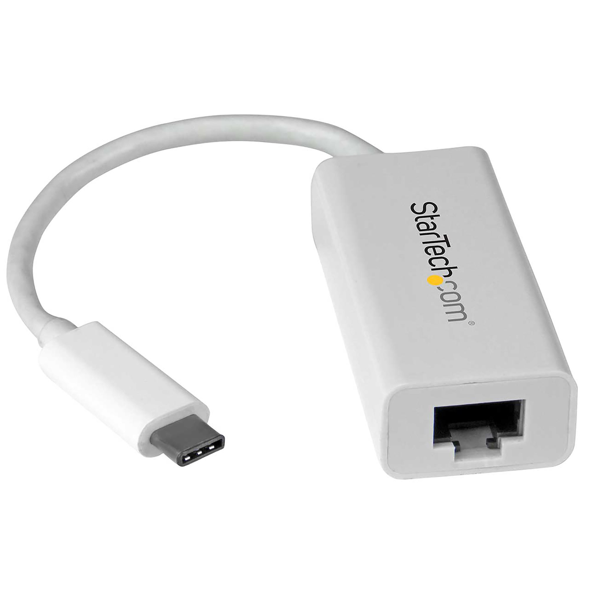 STARTECH.COM US1GC30W USB 3.0 Type C to Gigabit Ethernet Adapter White