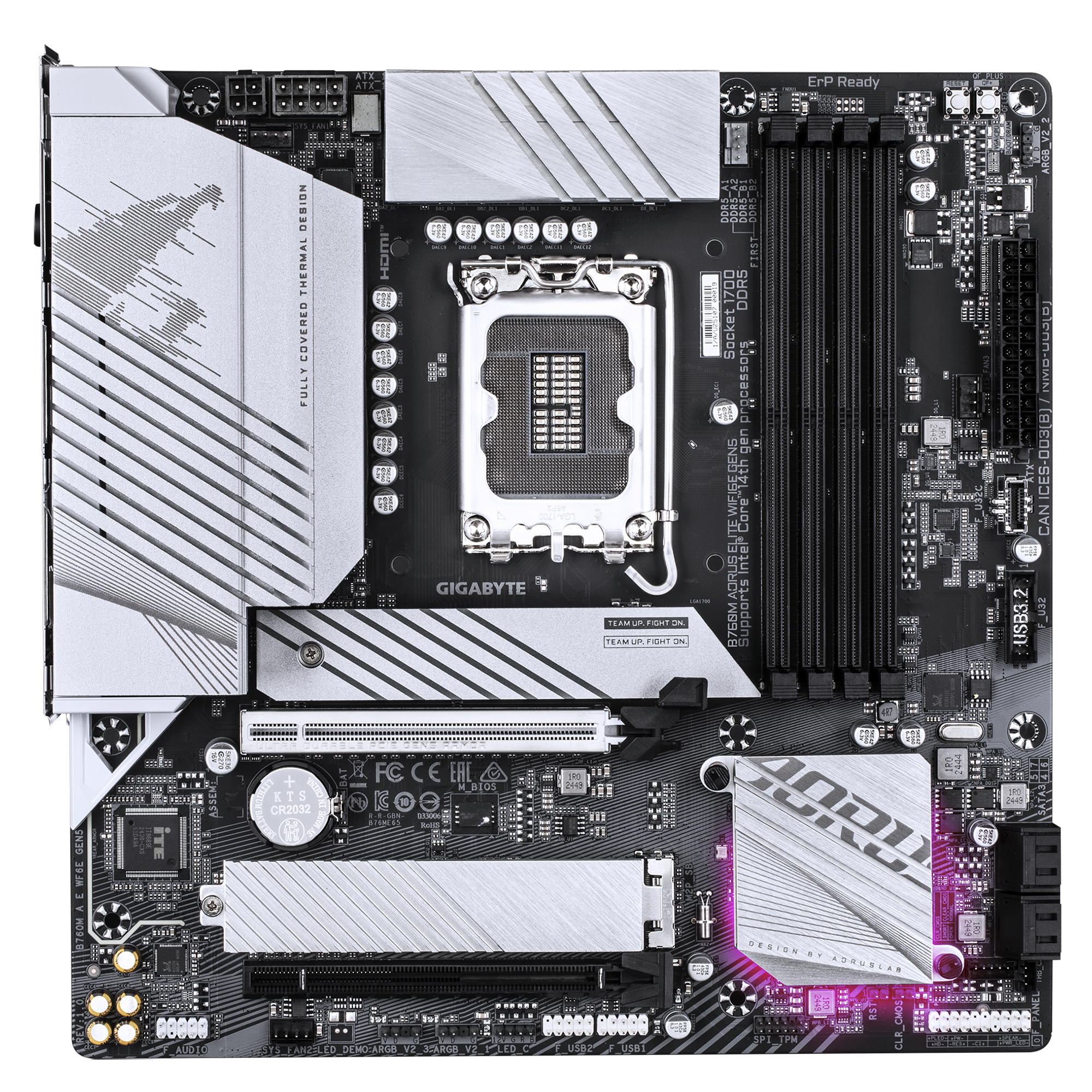 B760M AORUS ELITE WIFI6E GEN5, Mainboard