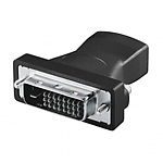 Logilink HDMI Adapter, HDMI female - DVI-D male (Gold)