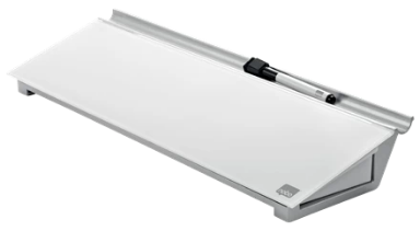 nobo Schreibtisch-Whiteboard Notiz 45,0 x 14,0 cm weiß Glas