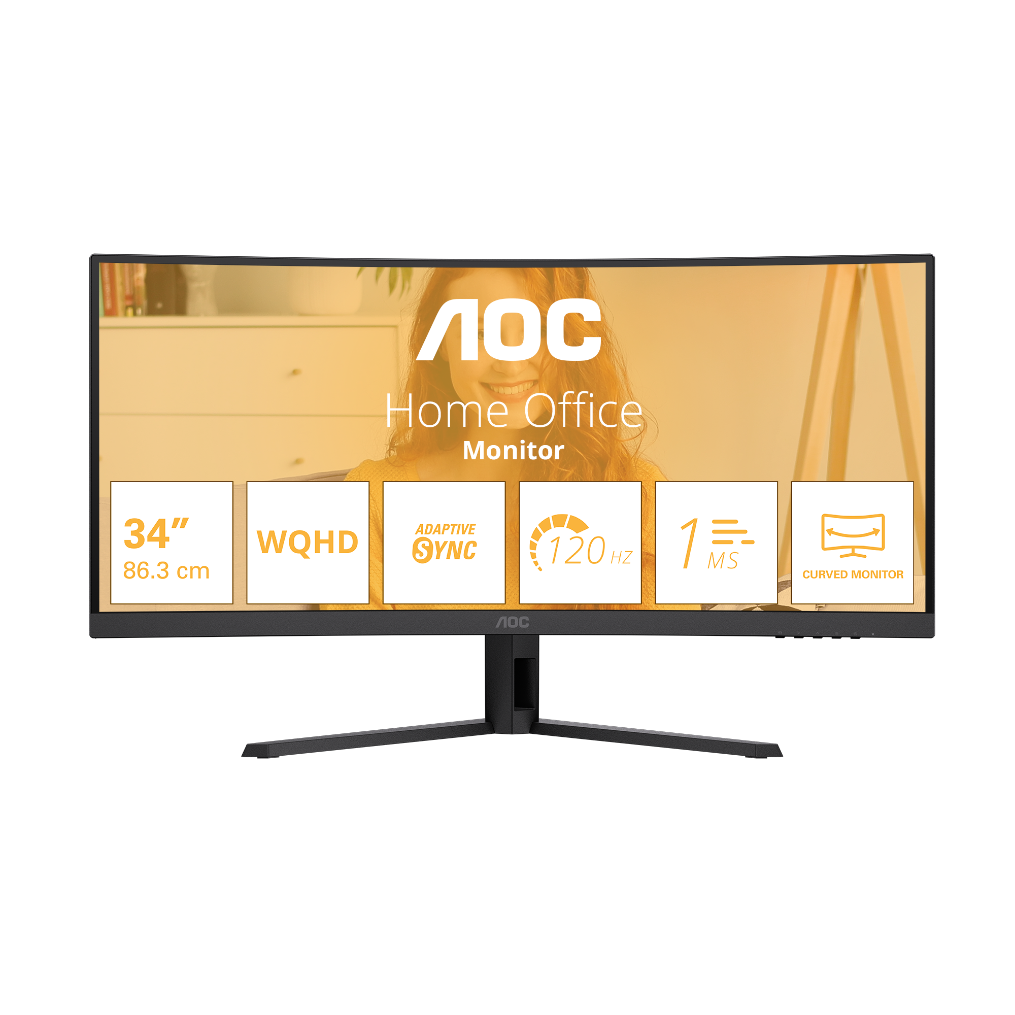 CU34B3E 34IN VA CURVED TECHNOLO 21:9 3440X1440 4MS 3500:1
