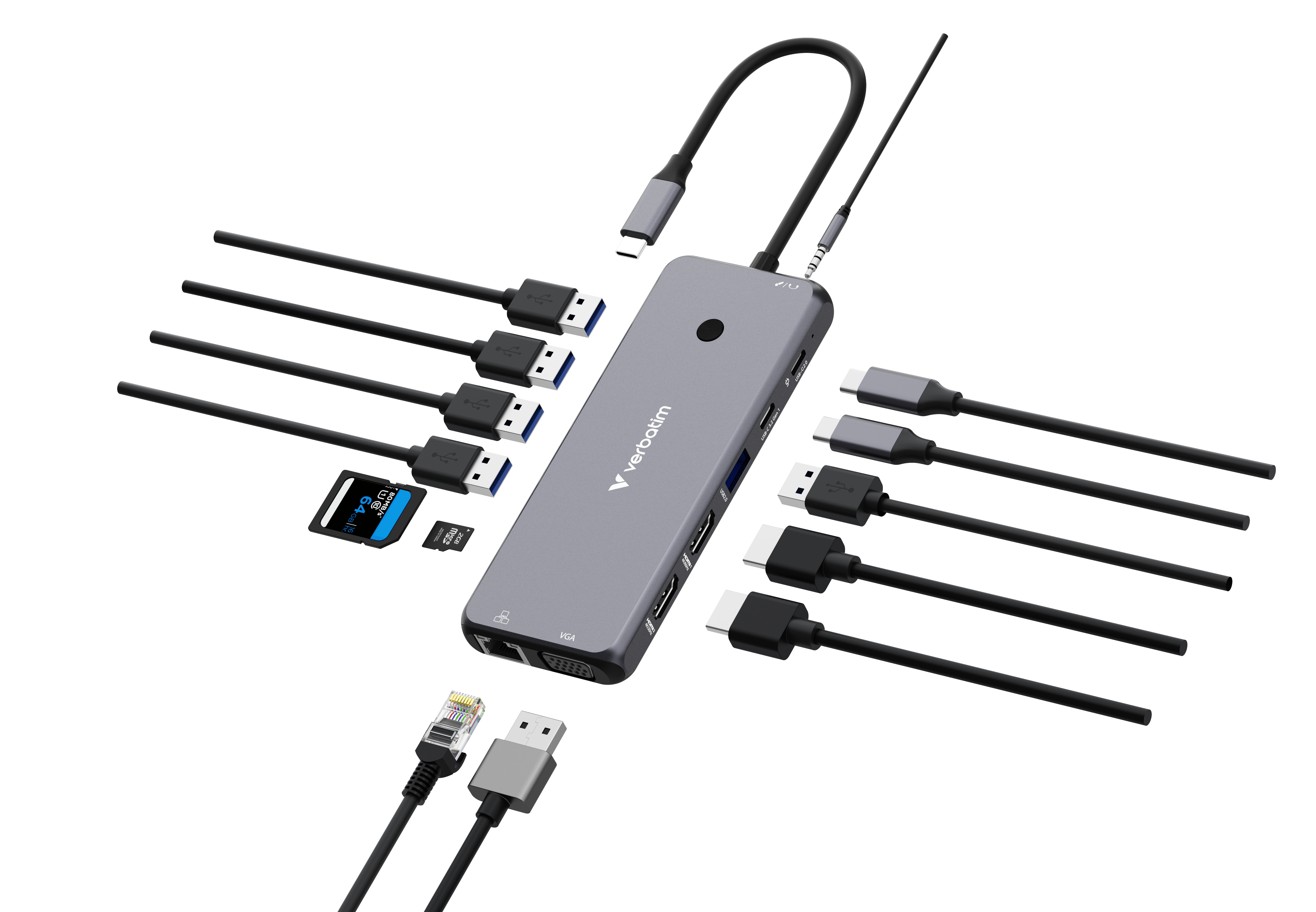 Verbatim USB-C Pro Multiport Hub 14 Port CMH-14
